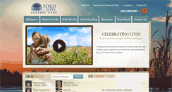Desktop Screenshot of fordandsonsfuneralhome.com